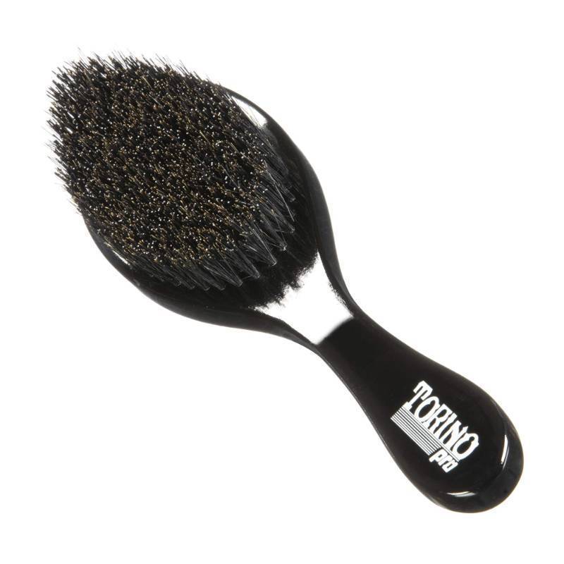 lot 27958 image: Torino Pro Curve Wave Brush by Brush King - #450 - Made with Reinforced Boar & Nylon Bristles -True Texture Medium Hard 360 Waves Brushes - Retail $27