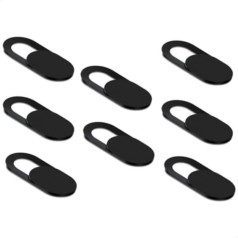 lot 27994 image: California JOS Webcam Cover (8 Pack) 0.03 inch Ultra Thin Laptop Camera Cover Slide for iPhone iPad MacBook Pro Computer iMac Cell Phone PC Accessories Camera Blocker Slider - Retail $4