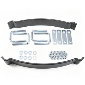 lot 58965 image: 500LB Heavy Duty Helper Spring Kit for Pickup Trucks & SUVs - Towing Stabilizer to Prevent Sagging, Reduce Body Roll for Trailers, ATVs, Campers - Easy Install Upgrade for Leaf Springs - Retail $74
