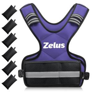 lot 58976 image: Weighted Vest for Men Women,Adjustable 10lb Vest, Removable Weights - Retail $40
