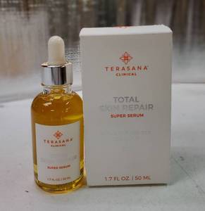 lot 59015 image: Clinical Total Skin Repair Healthy Skin Face Serum  All-Natural, Vegan, Cruelty-Free for Clear Skin, Citrus Derived CBD Squalane (1.7 FL OZ.) - Retail $15