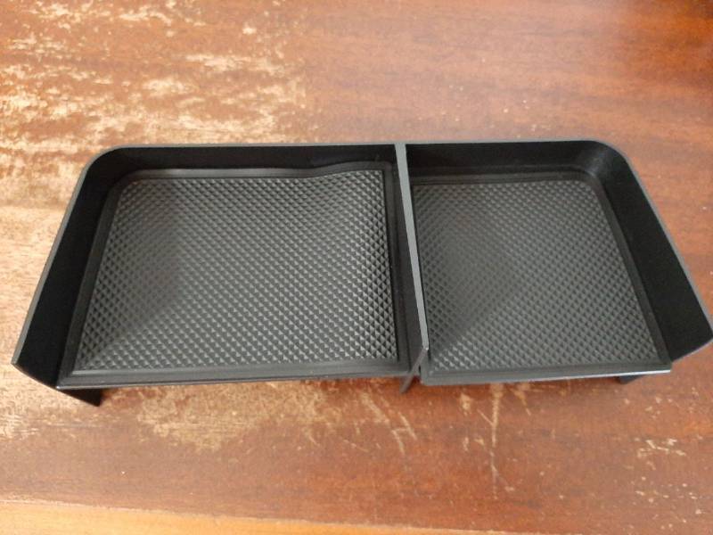 lot 28123 image: Center Console Organizer Compatible with Honda Pilot 2023 2024 2025 and 2026 Passport Interior Accessories, Middle Armrest Storage Box Insert Tray Secondary Divider (Not Fit 2017-2025 Ridgeline) - Retail $14