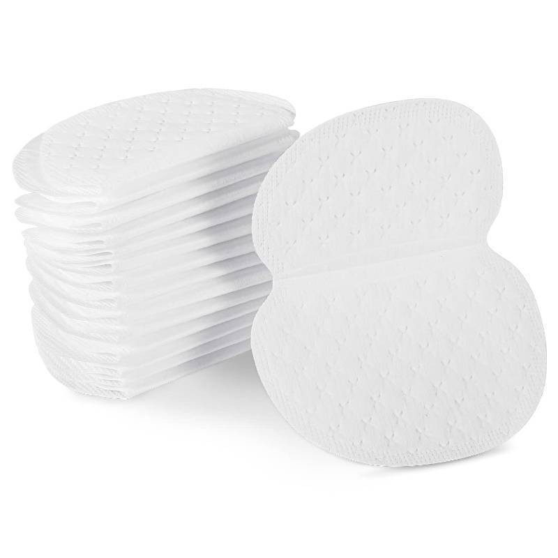 lot 28229 image: 50 Pcs Underarm Sweat Pads, Armpit Sweat Pads for Women and Men, Disposable Underarm Pads for Sweating Women Comfortable Unflavored Non Sweat Armpit Protection (5.1  3.54 inch, 50) - Retail $7