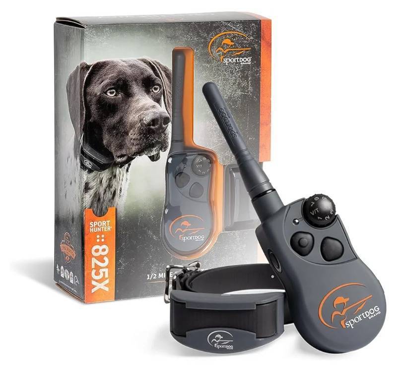 lot 38136 image: SportDOG FieldTrainer 825X Remote Dog Training Collar - 12 Mile Range, 21 Static Levels, Tone & Vibration, No-Look Dial, DryTek Waterproof, Up to 70 Hrs Battery Life, Expandable to 3 Dogs - Retail $160