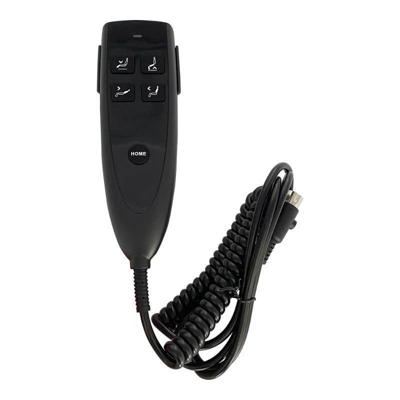 lot 72740 image: 5 Button 5 Pin Remote Hand Control Controller with Home Button for Lift Chair Power Recliner Electric Sofa Parts Replacement - Retail $35
