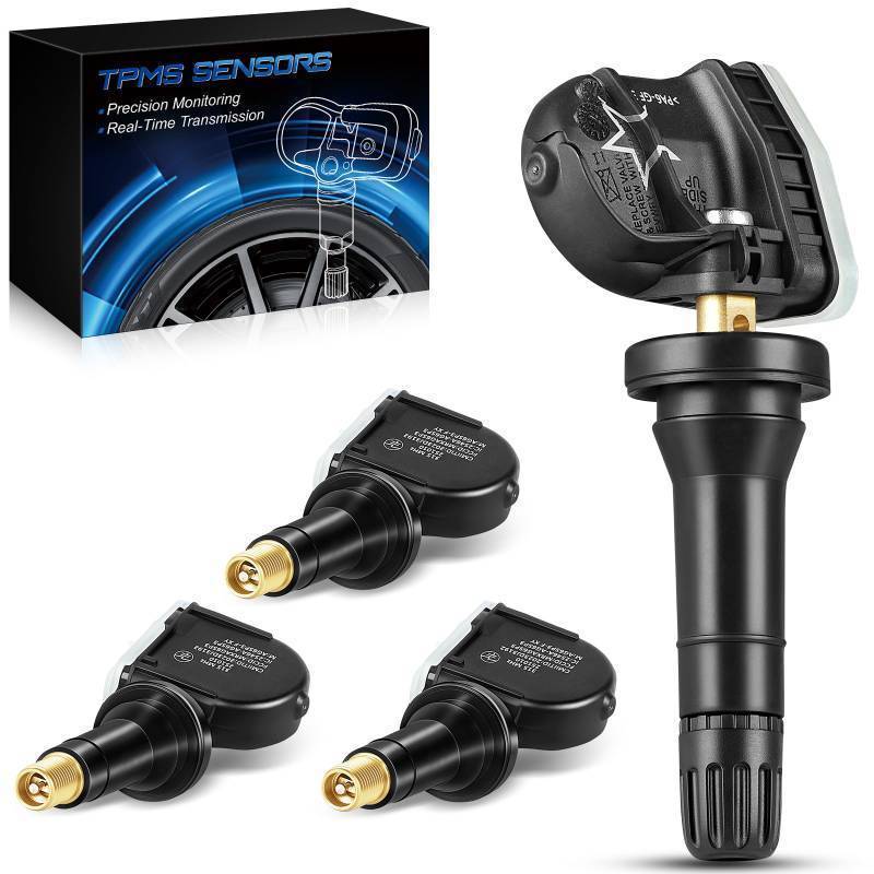 lot 72836 image: Pre-Programed 13598771 Tire Pressure Sensor for-Chevrolet 2007-2022 Equinox 2011-2015 Cruze Tahoe Avalanche Impala, for-GMC Yukon Acadia, for-Buick Enclave, TPMS Sensor 315MHz (Set of 4) - Retail $38