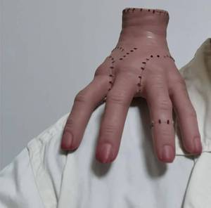 lot 64079 image: The Thing Hand Addams Family Halloween Decorations, Cosplay Hand Scary Halloween Decorations - Retail $16