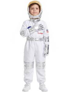 lot 64109 image: Kids Astronaut Costume Pilot Costume for Boys Girls Space Outfit for Halloween Dress Up(3-4 Years) - Retail $26