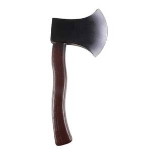 lot 64169 image: Halloween Fake Hatchet Prop, Foam Axe Fake Prop Axe for Halloween Hatchet Costume, Realistic Felling Axe for Women Men Halloween Costume Cosplay Party Trick Props Black 1Pcs - Retail $10