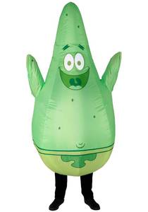 lot 64182 image: Inflatable Adult Ghost Patrick Star Fancy Dress Costume, Sponge Bob Nickelodeon Fancy Dress Costumes - Retail $80