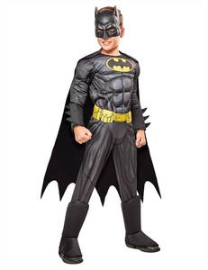 lot 64223 image: DC Comics Superheroes Batman Costume for Kids, Boys Small - Retail $41