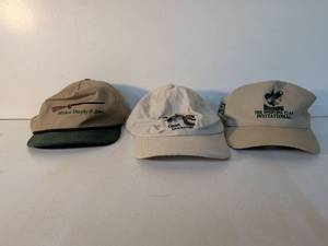 lot 68 image: 3 Baseball Caps Michael Murphy & Sons Quail Unlimited Sporting Clay Invitational