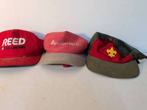 lot 69 image: Lot of 3 Baseball Caps REED Tool Company Anadarka Fleur Scout