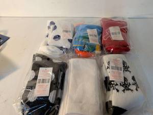 lot 79 image: Epic Sports Crew Socks Lot 6 Pairs Assorted Colors Sizes