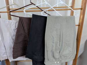 lot 101 image: Corbin Natural Shoulder Trousers and Enro Lee Pants Lot