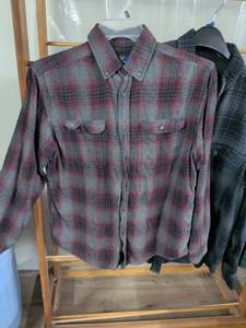 lot 132 image: George Plaid Button-Up Shirt Size M (38-40) Made in Bangladesh Sizes M,L,2XL