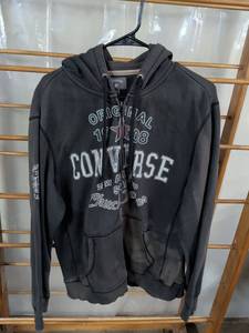 lot 205 image: Converse Original 1908 Zip Hoodie XL Black