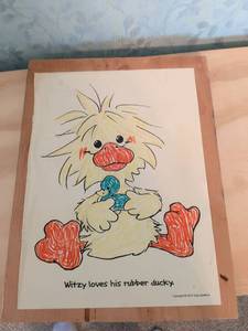 lot 147 image: Witzy Loves His Rubber Ducky Childrens Picture Book Suzy Spafford 2015