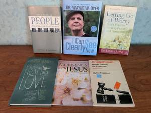 lot 154 image: Religious Books Lot 6 Titles Dr. Wayne Dyer Dr. Linda Mintle Walter Klaassen