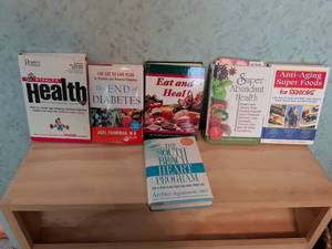 lot 161 image: Health and Wellness Books Lot of 6 Titles Diet Diabetes Heart Disease