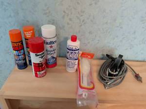 lot 202 image: Clothing Care & Adhesive Supplies Lot Static Guard Scotchgard Faultless Starch Val-A