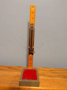 lot 233 image: PIN-IT Skirt Marker Measuring Tool with Orange Folding Ruler Base