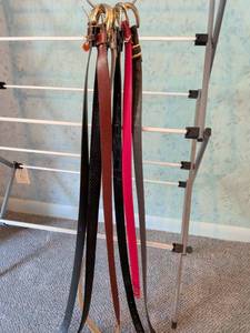 lot 248 image: Lot of 4 Belts with Metal Buckles