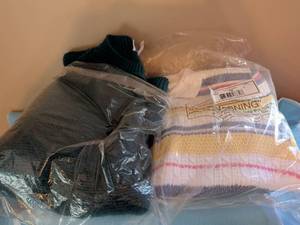 lot 324 image: Clothing Lot Bundle Sweaters Socks Accessories