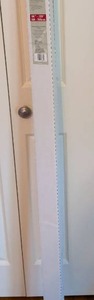 lot 354 image: Kirsch Curtain Rod Lockseam Design White 66-120 inches 168-305cm