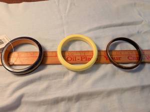 lot 363 image: Ten Thousand Villages Bangle Bracelets Set of 3