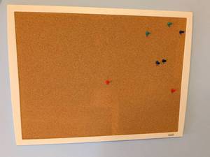 lot 425 image: Quartet Cork Bulletin Board 24 x 18 inches