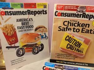 lot 476 image: Consumer Reports Magazine Lot 10 Issues 2012-2014