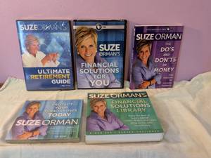 lot 491 image: Suze Orman Financial Education DVDs and CD-ROM Collection 5 Pack