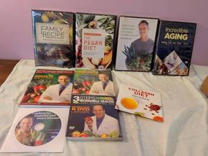 lot 499 image: Health & Diet DVD Collection Lot 9 Items Cookbooks Programs