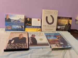 lot 500 image: Dr. Wayne W. Dyer Collection 7 Items DVDs Books Audio Lectures
