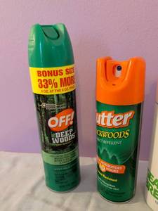 lot 525 image: Insect Repellent Lot OFF Deep Woods Cutter Backwoods Breeze REPEL Lemon Eucalyptus
