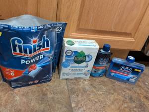 lot 660 image: Dishwasher Detergent Lot Finish Power Tabs Seventh Generation Jet Dry