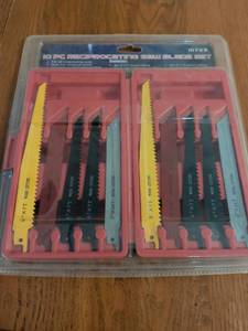 lot 671 image: 10 PC Reciprocating Saw Blade Set 10729