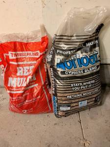 lot 771 image: Timberline Red Mulch 2 cu ft  Morrflora Cypress Blend Mulch 2 cu ft Lot