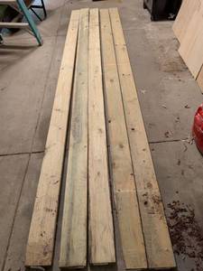 lot 782 image: Lumber Boards Lot of 5 12 ft. X5 X1 12 in