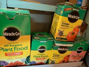 lot 794 image: Miracle-Gro Plant Food Lot All Purpose Tomato Rose Water Soluble