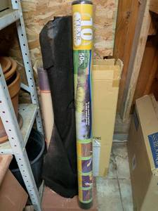 lot 833 image: Ybarra 50ft 3ft Wide Landscape Fabric Weed Barrier