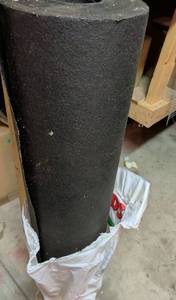lot 834 image: Black Roll Roofing Felt  Underlayment Roll