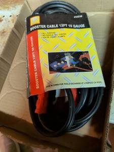 lot 845 image: Booster Cable 12ft 10 Gauge