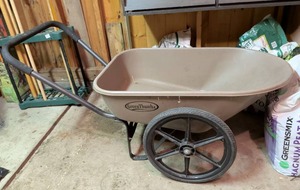lot 847 image: GreenThumb Twin Wheel Barrow