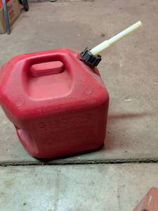 lot 853 image: Gasoline Fuel Can with Spout