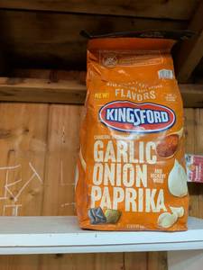 lot 857 image: Kingsford Charcoal Briquets with Garlic Onion Paprika and Hickory Wood 8 lb