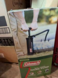 lot 859 image: Coleman Dual Action Hand Pump
