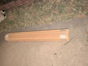 lot 889 image: Bundle of Wood Boards Bundled with Plastic Wrap