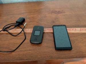 lot 899 image: TCL Smartphone and Flip Phone Lot 2 Units ( Non-Working phones )